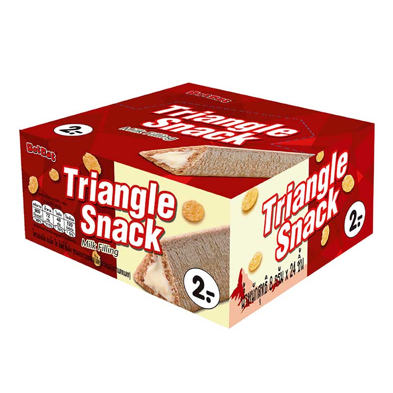 Triangle Snack With Milk 8 g x 24 Makroclick