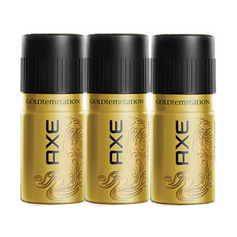 Axe Spray Gold Temptation 50 ml x 3 Makroclick