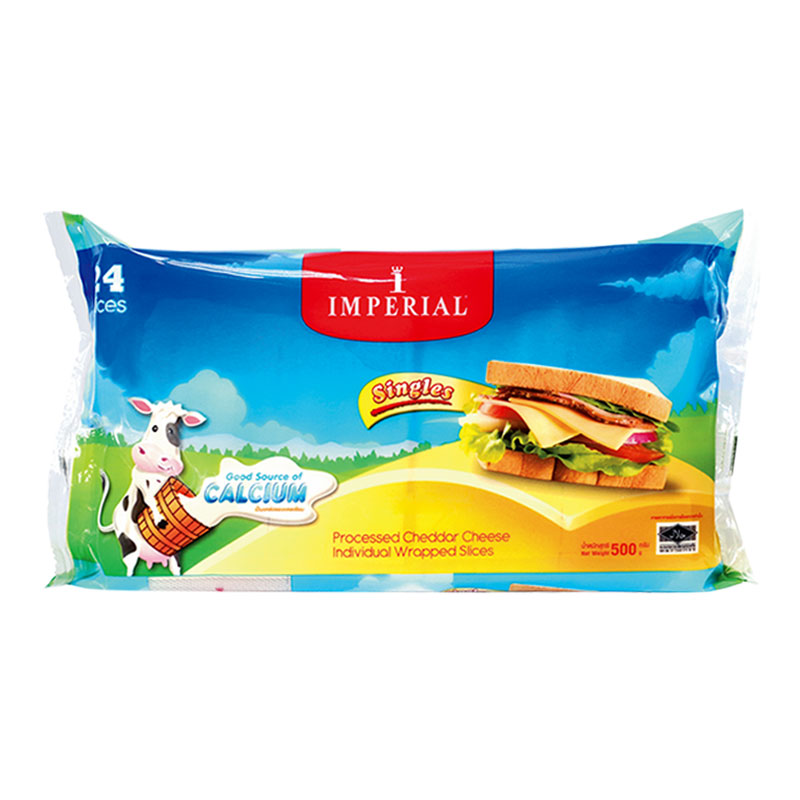 Imperial Cheddar Cheese 500 g x 24 slices Makroclick