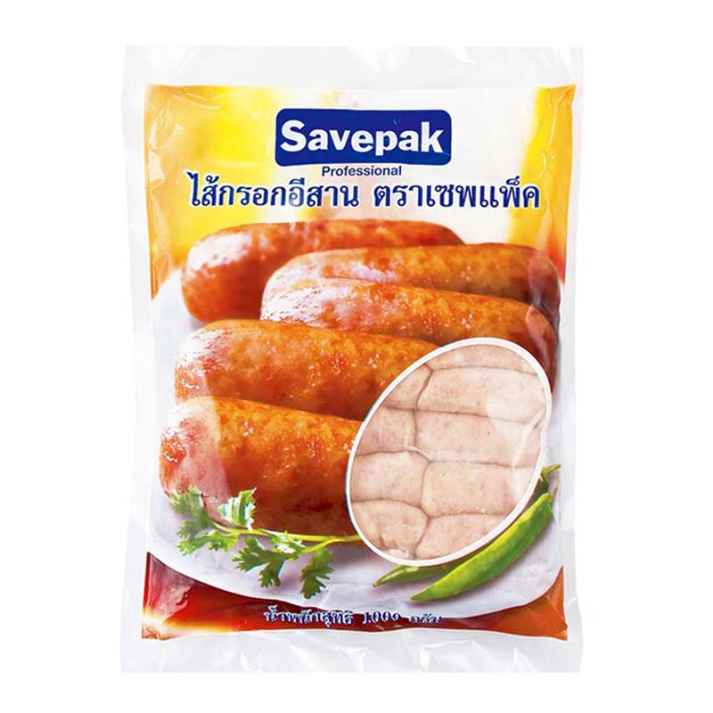 Savepak E-Sarn Sausage 1000 g | Makroclick