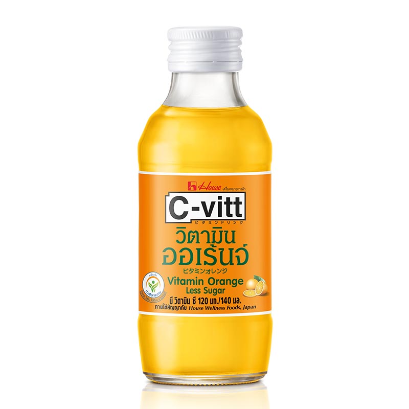CVitt Vitamin C Drink Orange 140 ml x 30 Bottles Makroclick