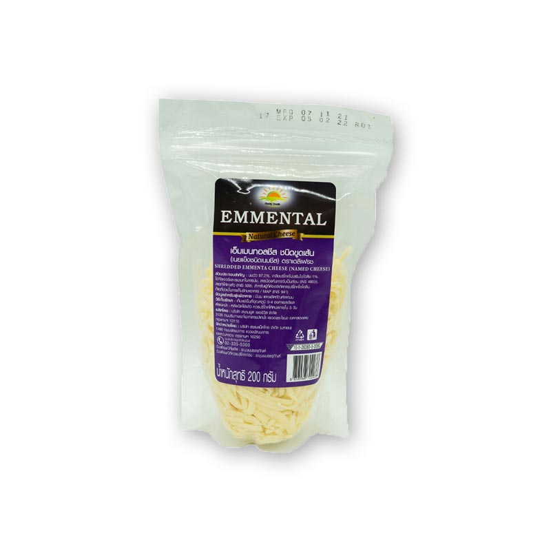 Daily Fresh Shredded Cheese Emmental 200g Makroclick