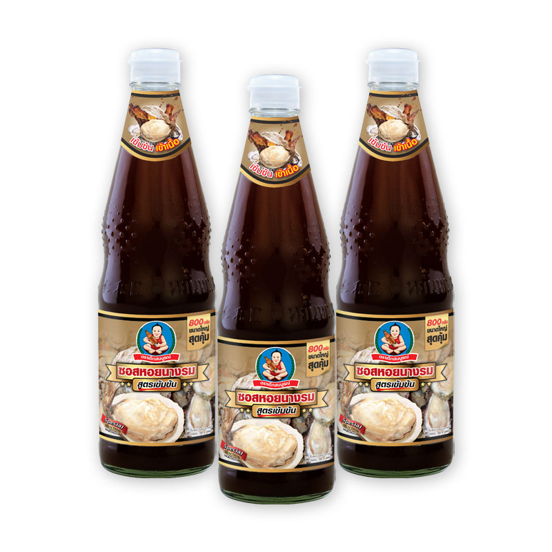Healthy Boy Brand Thick Oyster Sauce 800g x 3 Bottles Makroclick